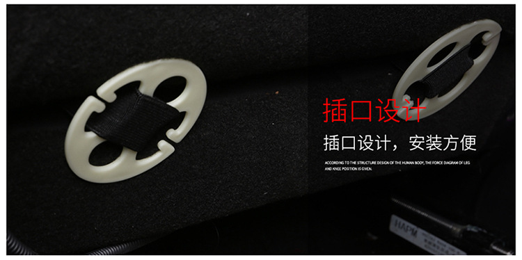 Car seat modification leg support and long cushion leg support universal seat cushion extension length for long-distance car
