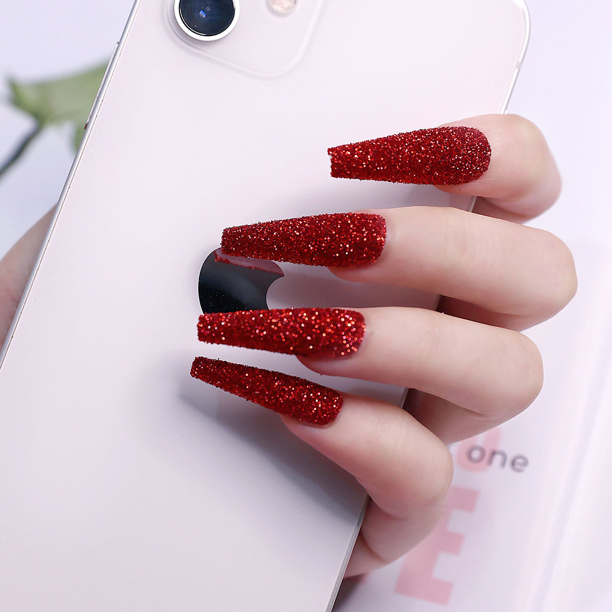 Otoño y invierno desgaste de uñas nuevos parches de manicure en el viento uña falsa uña de novia uña de adultos productos terminados