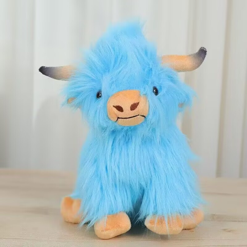 国境を越えた新製品ネット赤Highland Cowはスコットランド高地の牛のぬいぐるみのぬいぐるみの卸売りをシミュレートした|undefined