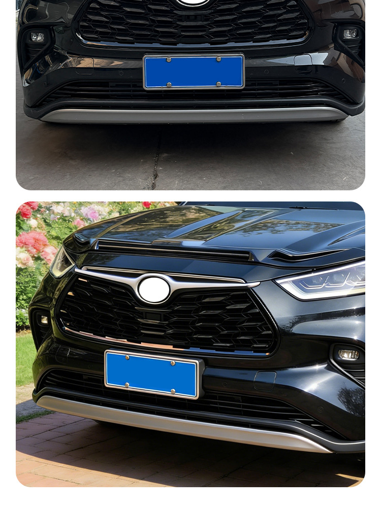 Suitable for 22-26 Models of Toyota Highlander, Insect-Proof Net for the Front Grille, Water Tank Protective Cover, Anti-Insect and Anti-Lint Modification Parts