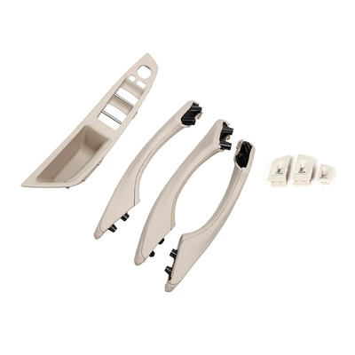 Armrest, handle, handle – leather inner handle F18 F10 - ordinary-version-left-peptide-7-piece-set-of-rice-white