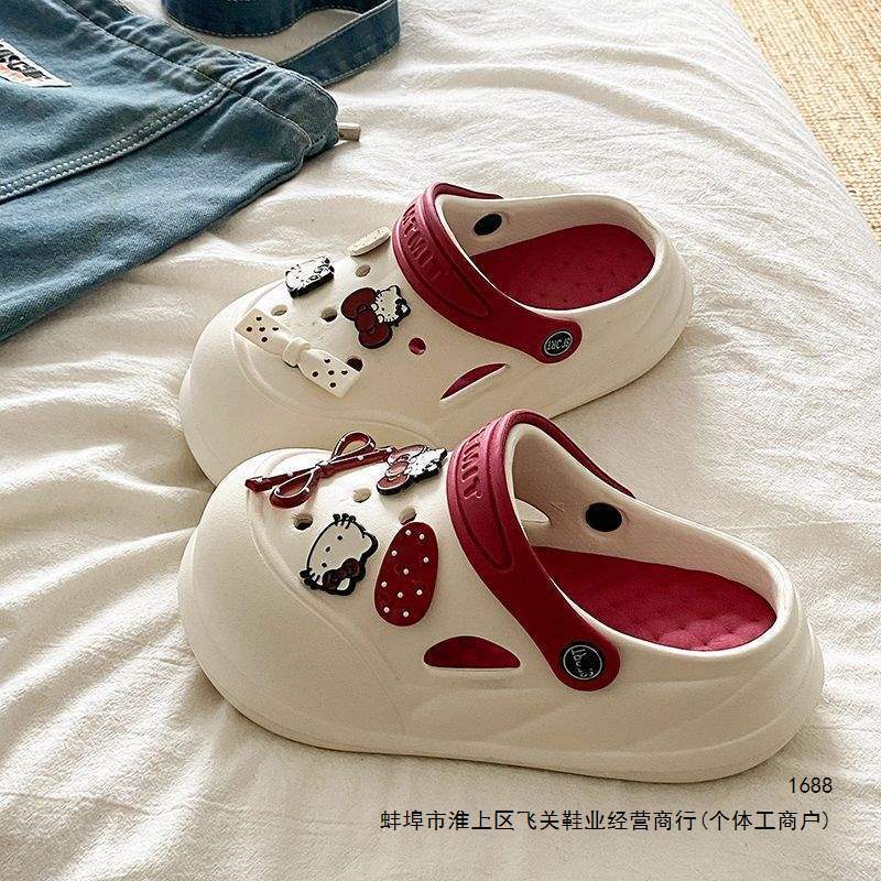 Ins Beach Non-Slip Clogs Eva Closed-Toe Sandals for Women, Fresh and Creative Travel Style, Adult Split-Toe High Heels Ins Beach Non-Slip Clogs Eva Closed-Toe Sandals for Women, Fresh and Creative Travel Style, Adult Split-Toe High Heels