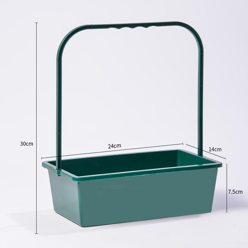 Festival Qingming caja de flores de plástico canasta de flores portátil crisantemo caja de embalaje de flores para sacrificios funerarios y tumbas para siempre la caja de extrañar