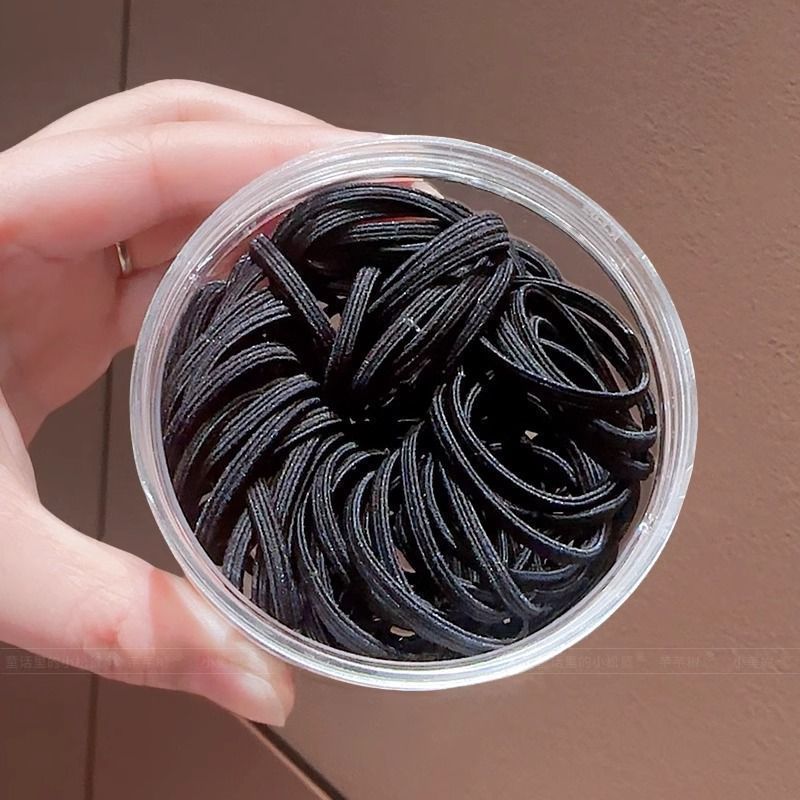 Caricatura encantadora anillo de pelo pulgar no daña el cabello de los niños correa de correa pequeña cuerda de cabello para niñas cuerda de cabello