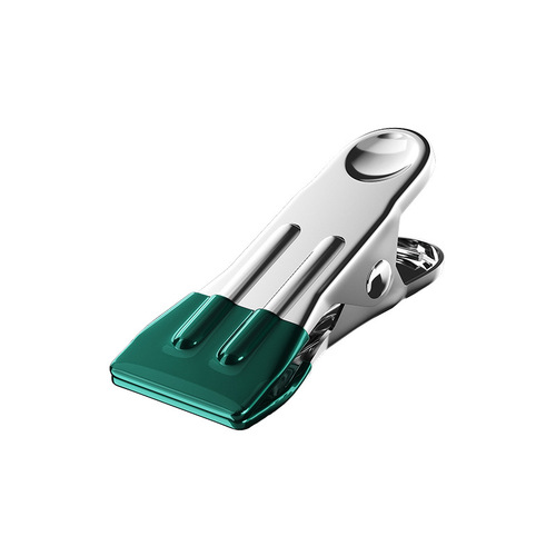 Factory direct sales stainless steel flat clips, anti-scratch clips, laundry drying clips, folders, office clips, various colors