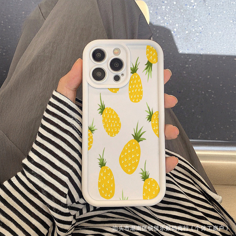 Fruit Pineapple Suitable for Iphonexr/Xs Apple 11/12/13/14/15/16Promax High Bamboo Mobile Phone Case Fruit Pineapple Suitable for Iphonexr/Xs Apple 11/12/13/14/15/16Promax High Bamboo Mobile Phone Case