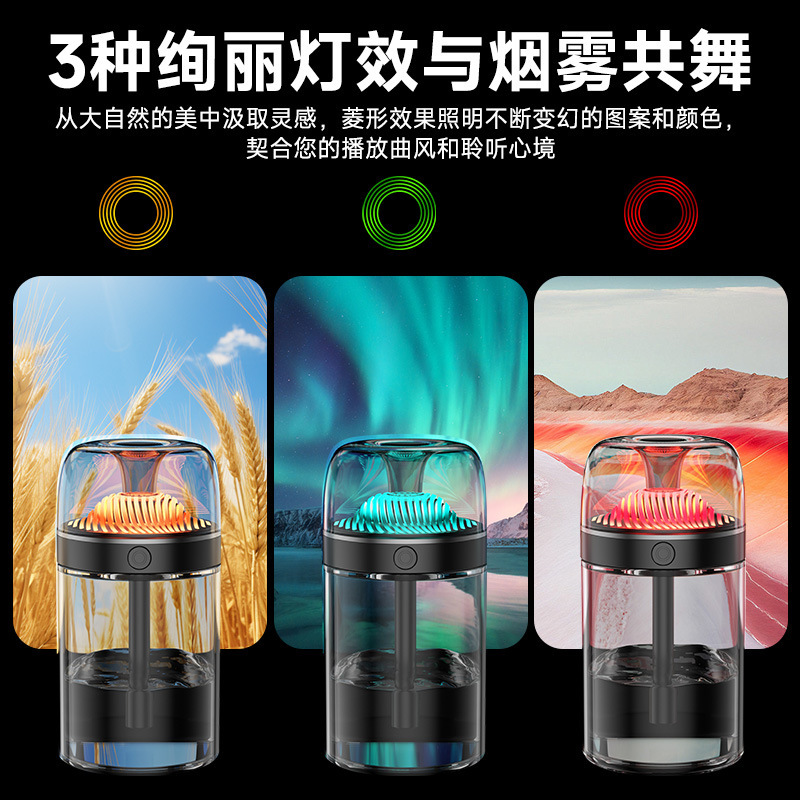 クロスボーダーデスクトップ加湿器家庭用大霧量ミニ車載加湿器USB充電式アロマ加湿器|undefined
