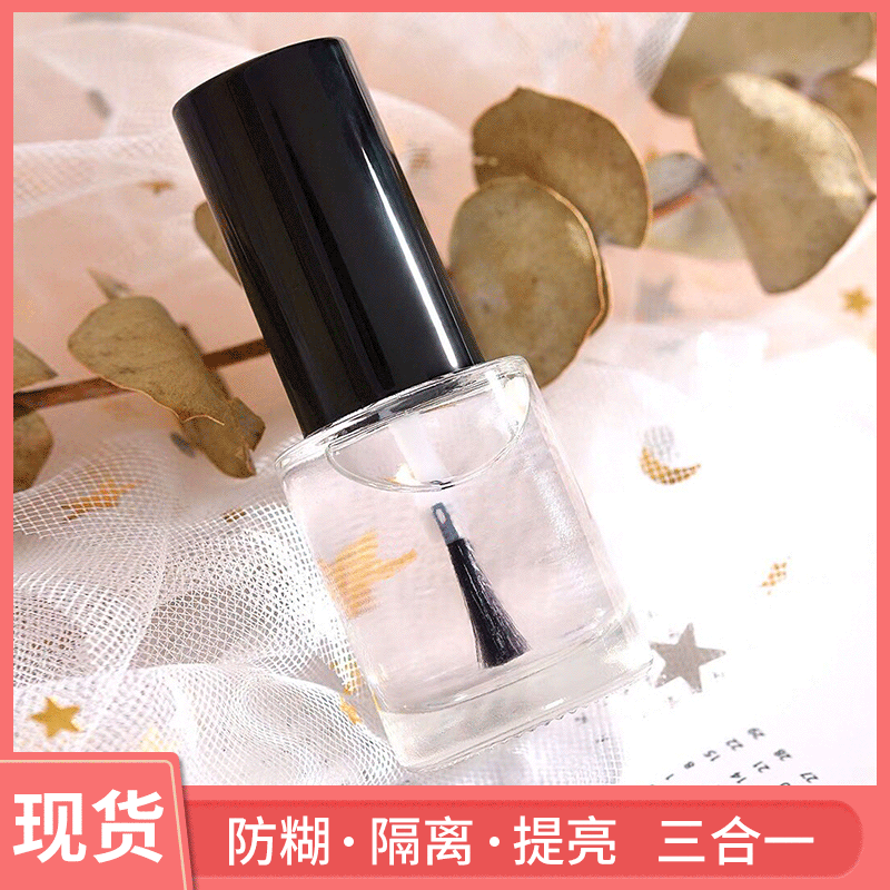 Nail art quick-drying printing anti-paste isolation oil printing anti-blooming water-based tasteless non-peeling transparent bright oil wholesale