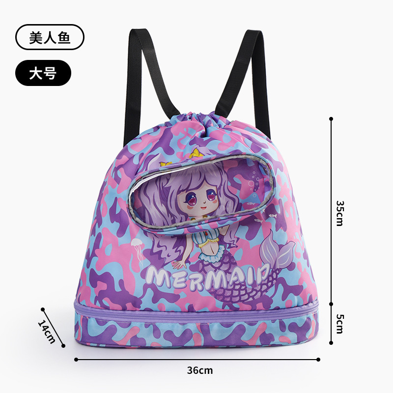 新品子供用スイミングバッグ、乾湿分離、シューズコンパートメント付き、水着収納バッグ、トラベルバッグ、ビーチバッグ、バックパック|undefined