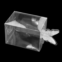 水果塑料盒子折叠花式小方盒糖果苹果包装盒干花塑料透明盒PVC盒