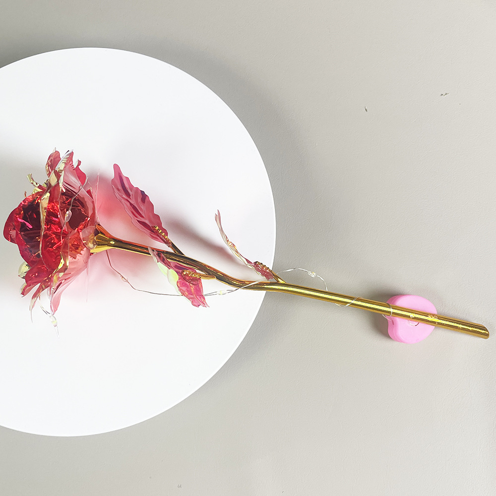 Lámparas de alambre flores eternas oro oro flores flores simuladas flores flores