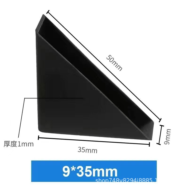 Embalaje de muebles triángulo anticolisión protección de esquina de plástico vidrio mármol protección de esquina de plástico fabricante