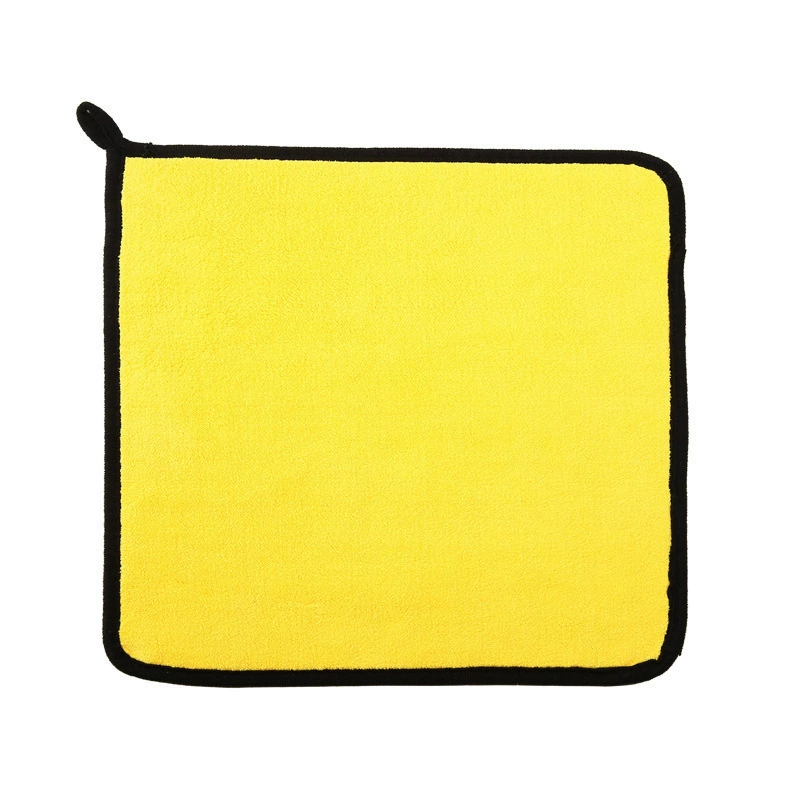 Two-color coral hygienic towel, increased thickness, wholesale
