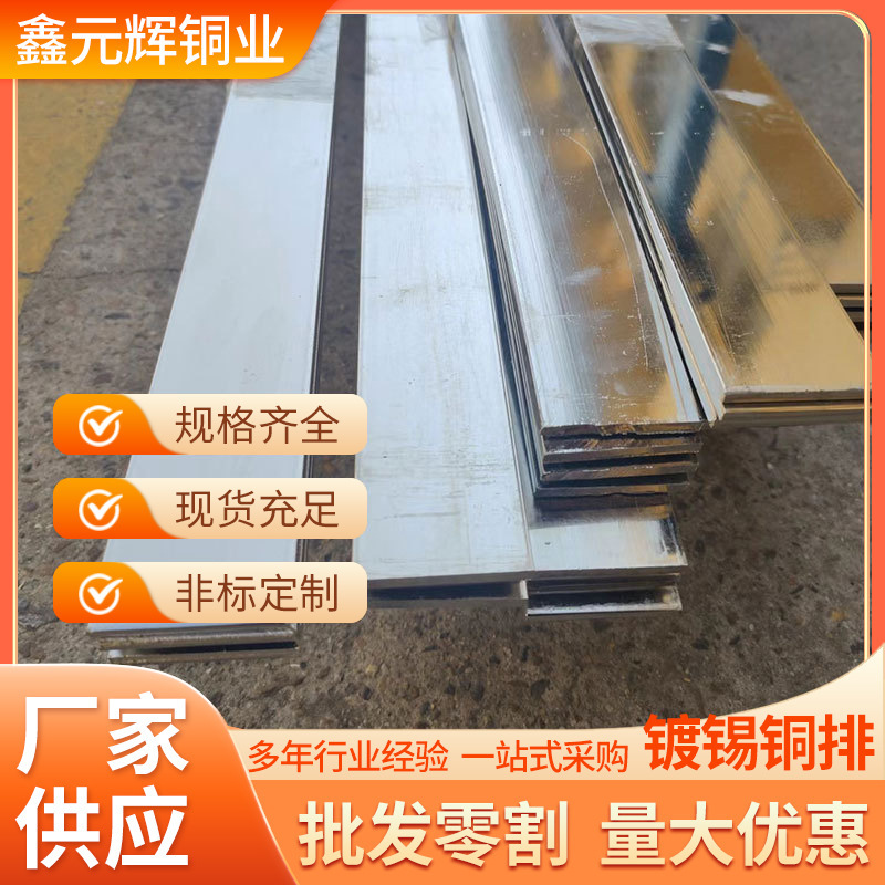 Manufacturers Supply 4 * 40 T2 Tinned Copper Row Complete Specifications Galvanized Copper Row Copper Row Processing