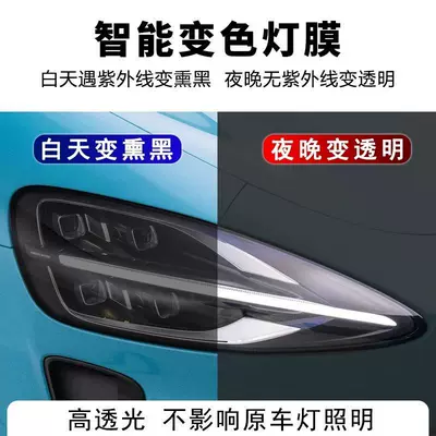 Car headlight protective film: Car Blackened Color-Changing Headlight