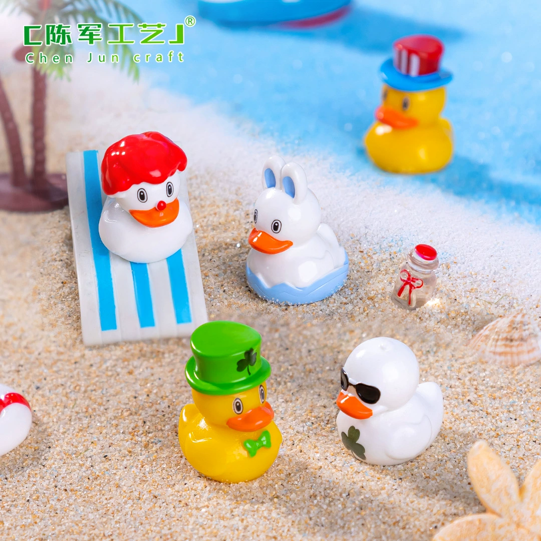 B.Duck, creative variable beach decorations with accessories, small table accessory, micro landscape, DIY decoration