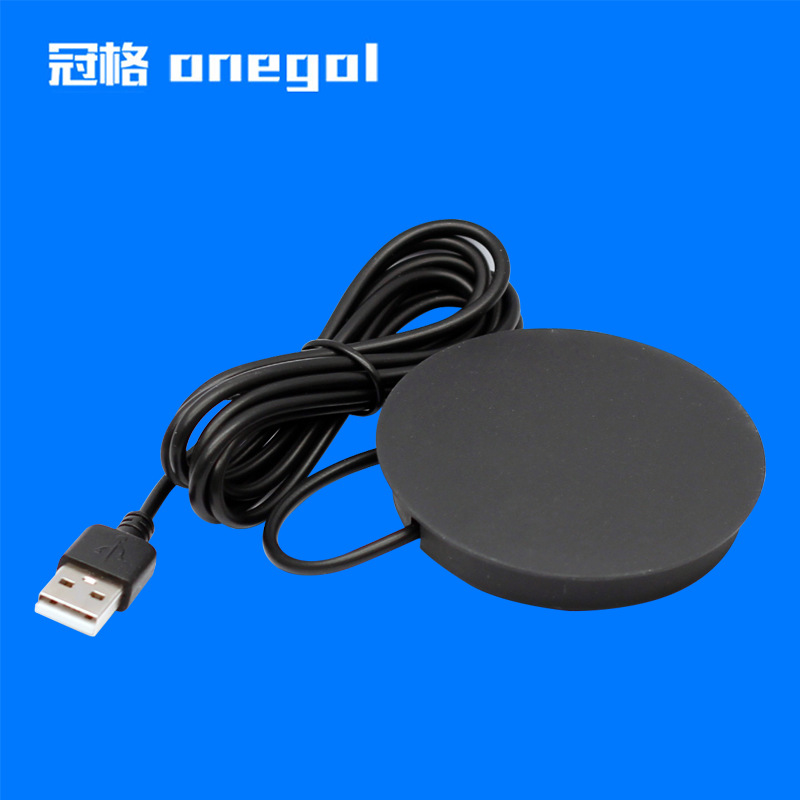 超薄圆形无线充电器适用苹果华为嵌入式T8S桌面手机无线充电