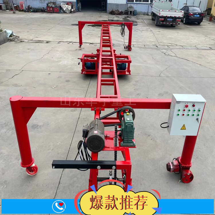 华宇供应全自动双幅刻纹机 混凝土桁架刻纹机 乡村道路水泥地面