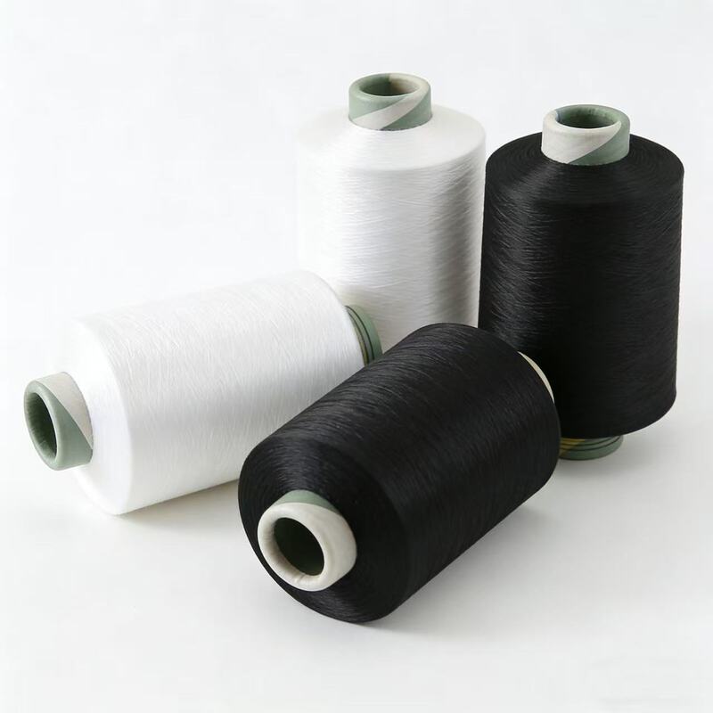 Source Manufacturer Customizes Polyester Yarn Single and Double Strands 20D 30D 50D 75D 150D Colored Low, Medium, and High Elasticity Dty