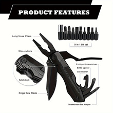 I 14138 Portable Multi-Tool Folding Pliers �๦���۵�����ǯ