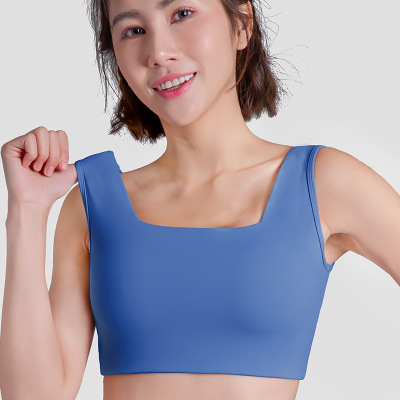 lulu运动内衣女防震跑步宽肩带健身背心可拆卸瑜伽训练运动文胸|ru
