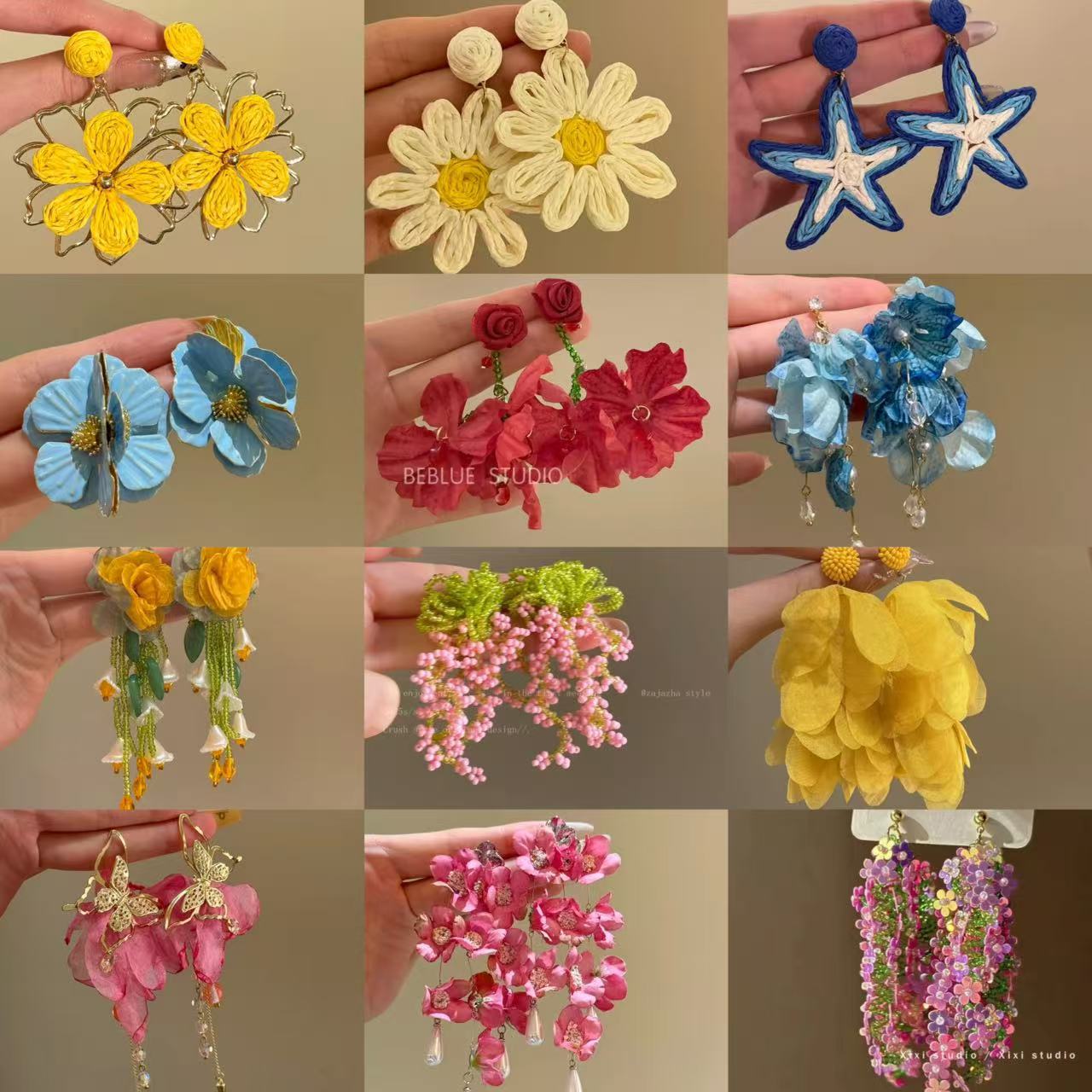 Fashionable sophisticated cute universal earrings