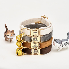 ぬいぐるみペット猫ベル首輪クロスボーダー卸売レーザー彫刻首輪ペット猫首輪猫首輪