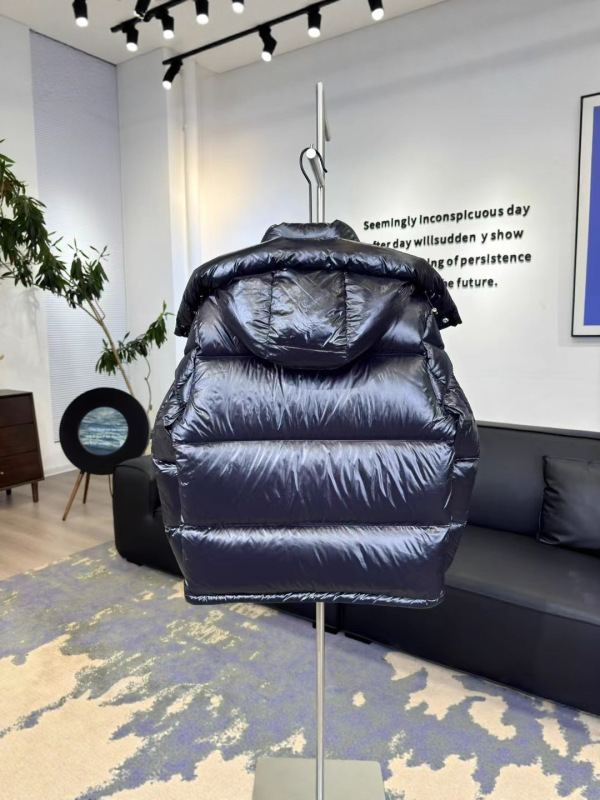 Montbeliard 三色织带蒙口羽绒服冬季外套男女同款加厚夹克|undefined