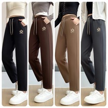 厂家直销冬季女式防风裤纳米德绒加绒加厚商超女裤中年外穿休闲裤