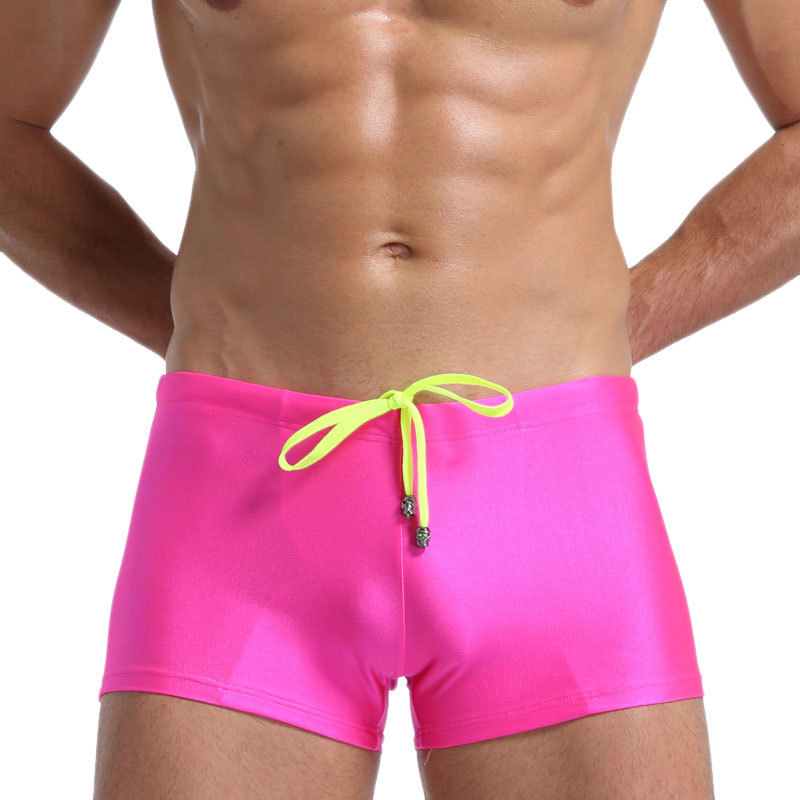 Pantalones de baño de ángulo plano, pantalones de baño de hombre europeos y estadounidenses, pantalones de playa con correa de moda, pantalones de secado rápidos transpirables