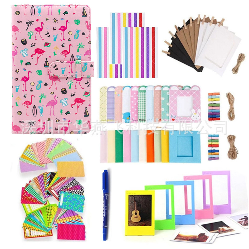 Polaroid Camera instax mini 12/11/9/8 Accessories 10 Pieces 108 Sheets 3inch Photo Album Photo Frame Stickers Polaroid Camera instax mini 12/11/9/8 Accessories 10 Pieces 108 Sheets 3inch Photo Album Photo Frame Stickers