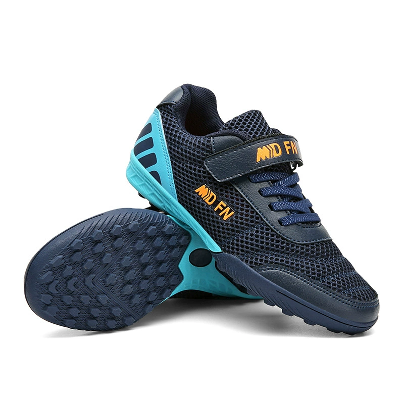 Детские спортивные кроссовки на липучке со шипами и мягкой подошвой, унисекс, мультицвет, размеры 29–39