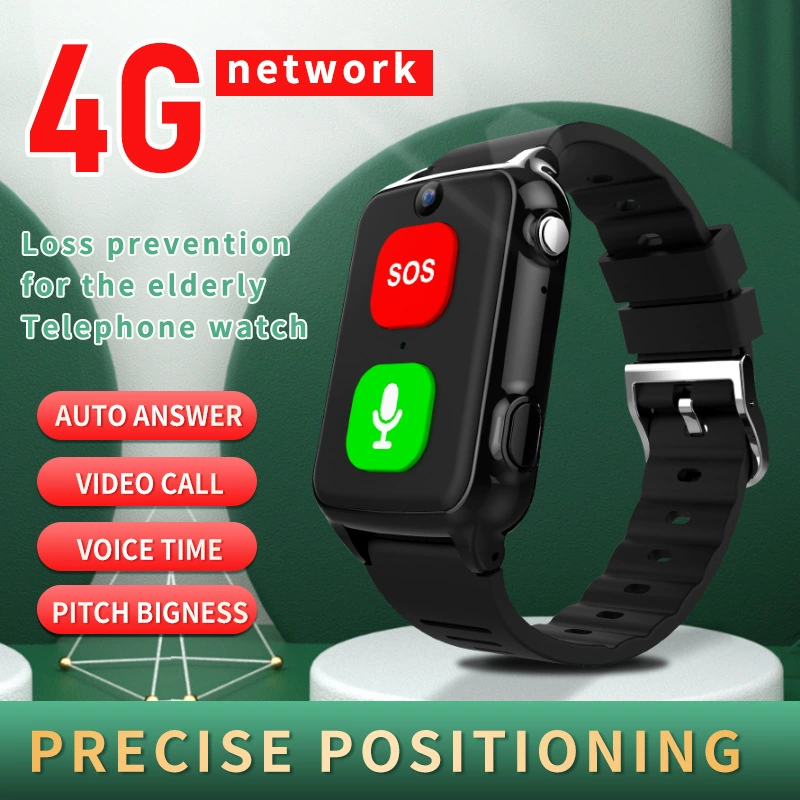 4G умные часы для здорового сердца и температуры тела, геолокация, звонок-партнер, часы, анти-утеря и сигнал тревоги при падении, интеллектуальный мониторинг