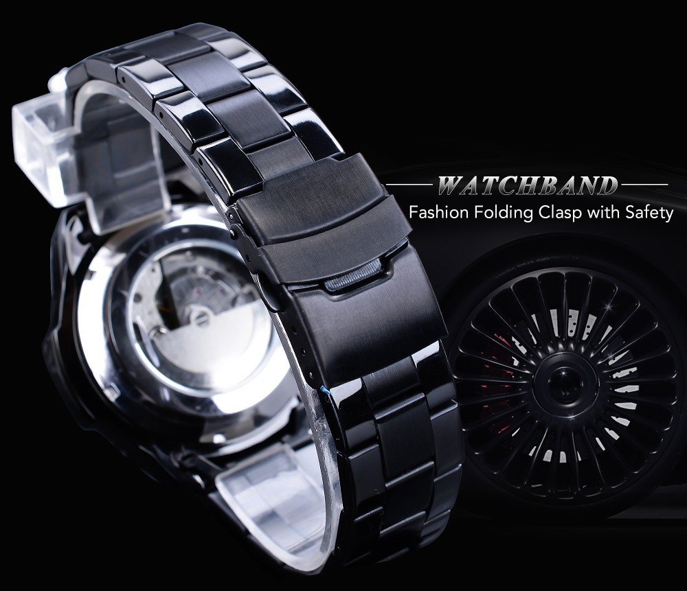 Men's Automatic Mechanical Watch With Multifunctional Dial Design_voghion.com