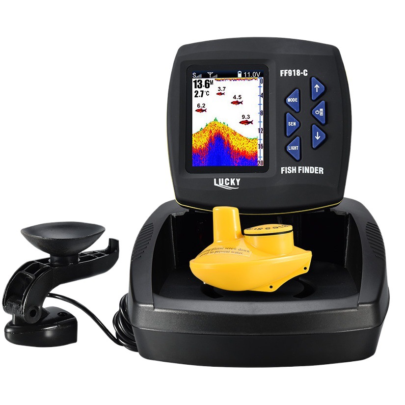 Leqi wireless sonar intelligent detector muddy water visual fish finder outdoor supplies fishing gear wholesale fish finder