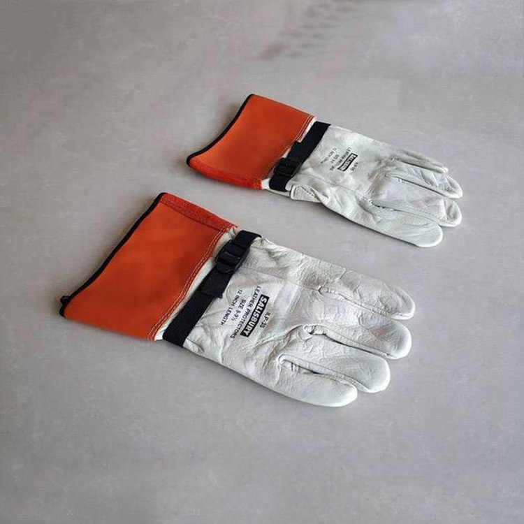 LPG5S羊皮防护手套羊皮防刮手套电工绝缘手套外防护手套