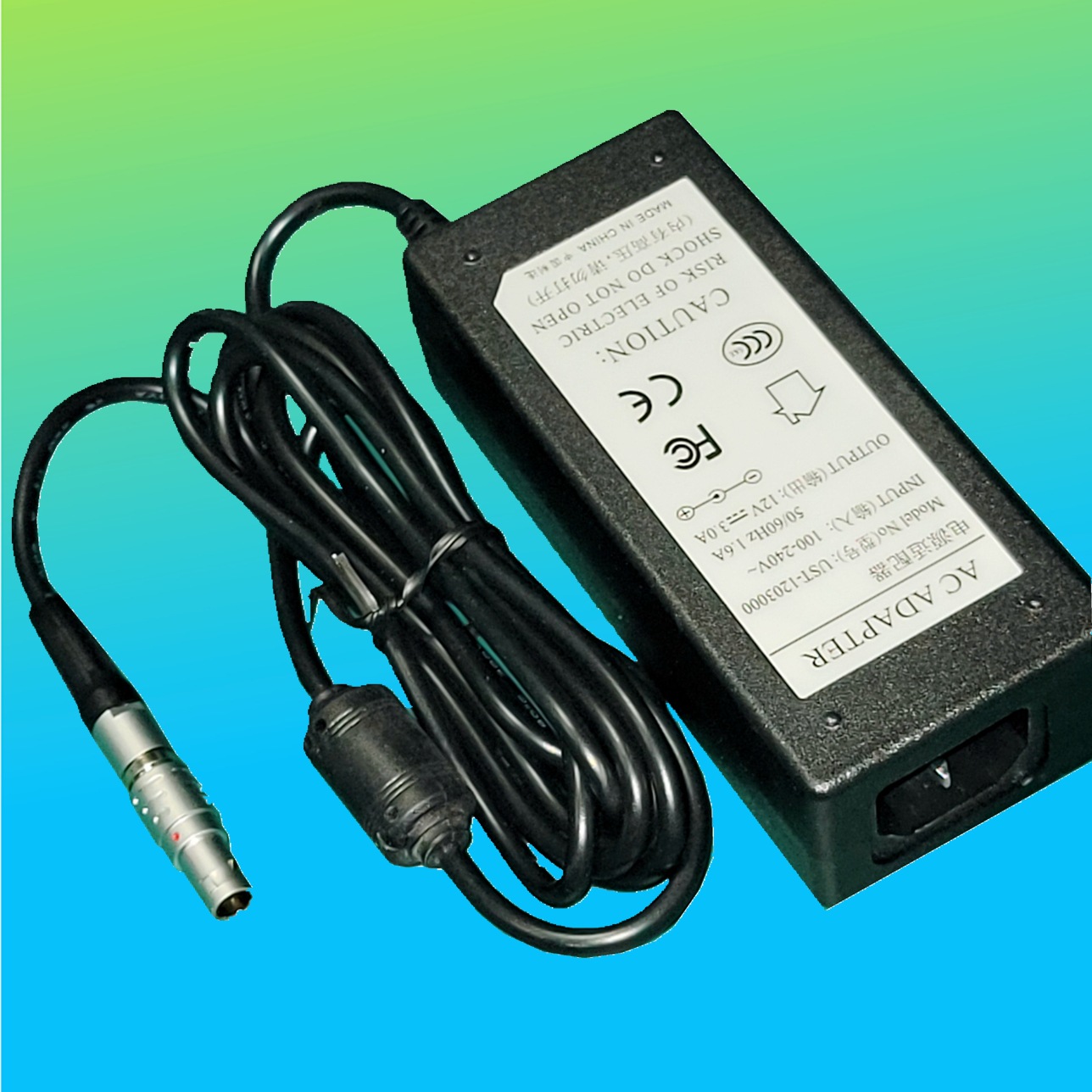 工业相机视觉线缆雷莫系列2PIN4PIN桌式电源线