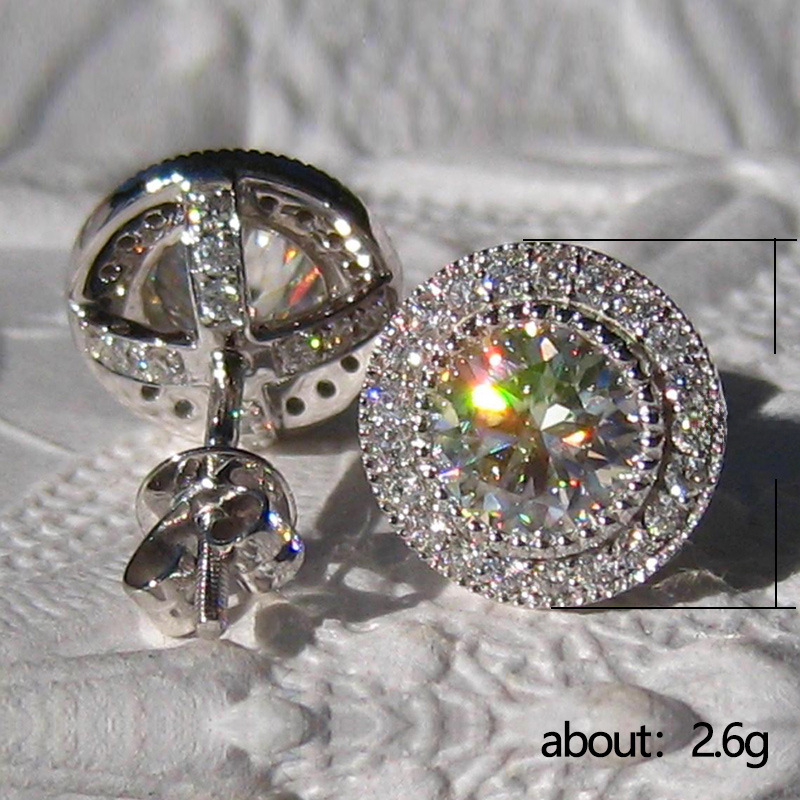 Unisex Jewelry Fashion fashion multi-color zircon earrings temperament crystal earrings jewelry_voghion.com