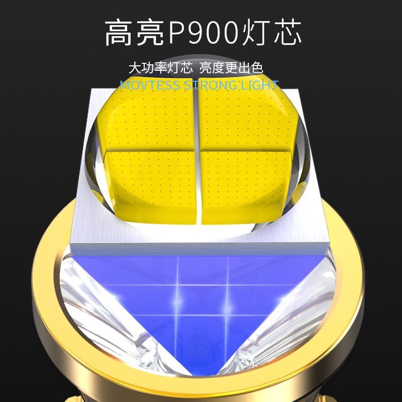 Lámpara de luz LED de alta intensidad recargable a prueba de agua super brillante cabeza de pesca nocturna lámpara de minería linterna doméstica al aire libre