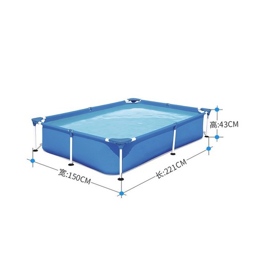 Thickened mesh bracket swimming pool, children's swimming pool, home adult and child family swimming pool, paddling pool
