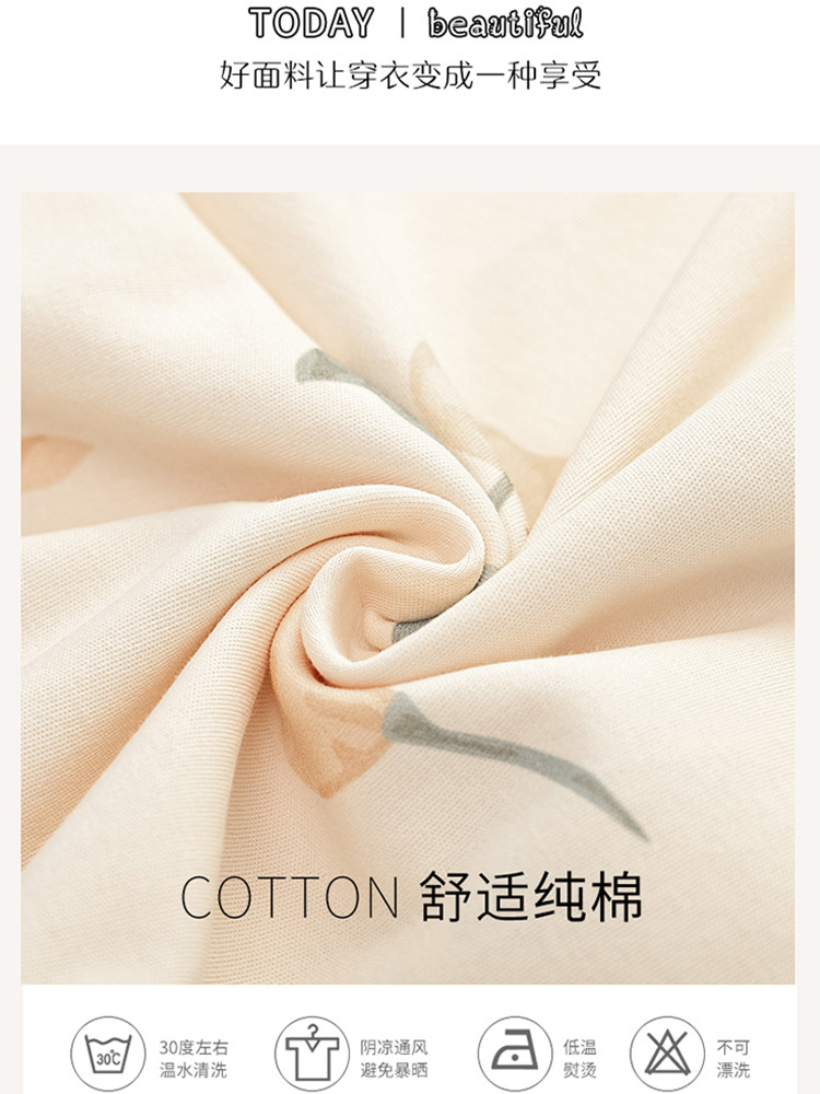 2023 nuevo pijama de primavera y otoño de las mujeres 100% puro algodón neto rojo estilo manga larga ropa de abrigo de primavera y otoño desgaste del hogar