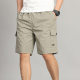 2025 factory wholesale casual fashion shorts men's summer thin middle-aged big pants loose 5 pants