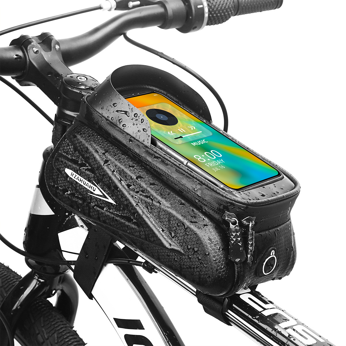 Bicycle Front Frame Bag, Mountain Bike Phone Storage Bag, Bicycle Front Hanging Bag, Waterproof Hanging Bag, Equipment Cycling Accessories