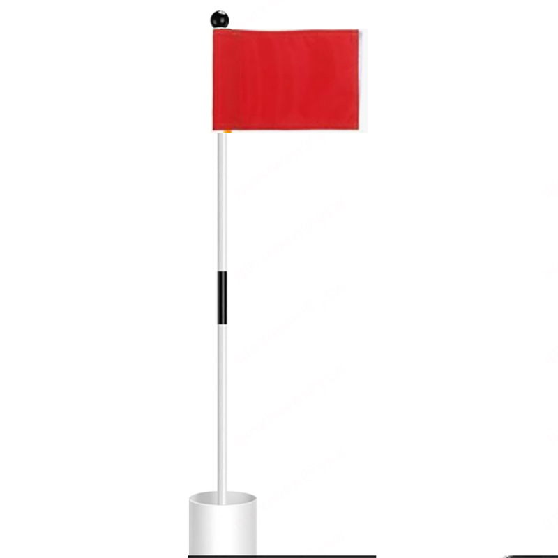 Golf asta taza titular suministros de Golf 4 pulgadas agujero taza rojo/azul/blanco bandera 87cm cubierta de asta