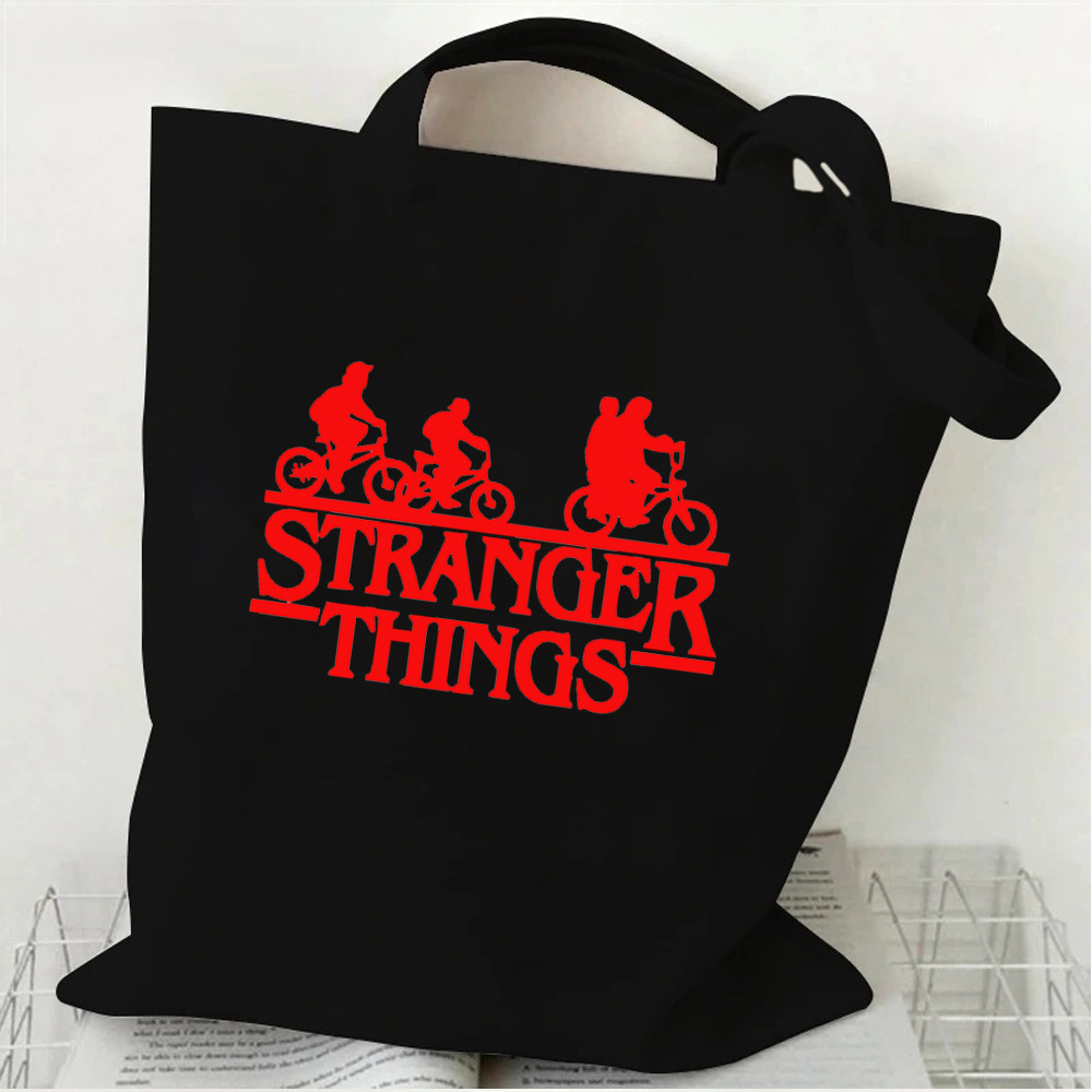 Bolsa de Tela Impresa de Hombro Tela Oxford con Estampado para Uso Diario