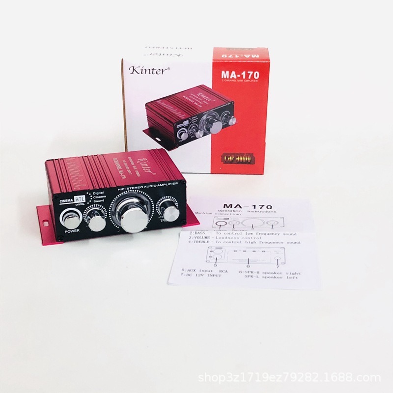 Усилитель мощности Kinter MA170 красный