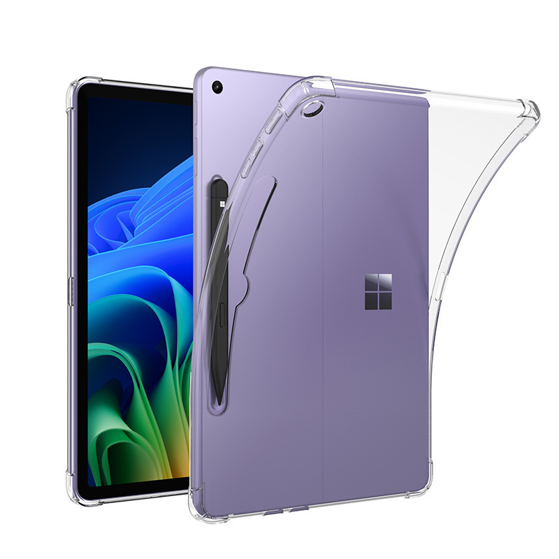 Suitable for Microsoft Surface Pro 12inch Tablet Protective Case 2025 Four-Corner Airbag Anti-Fall Transparent Case