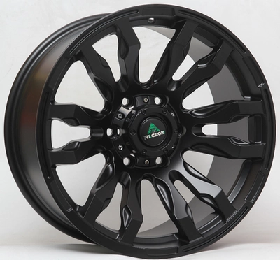 H3/H5H9 Yuhu Cheetah Jeep — Hub - 16x85j-chocolate-color-166192-matte-black