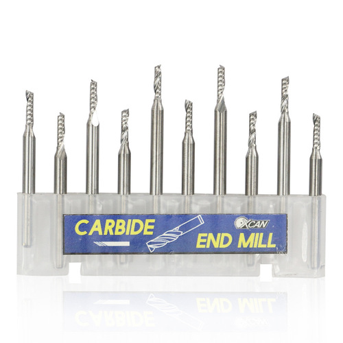 Cross-border new model 3.175 handle single flute spiral planer head CNC milling cutter 1 flute end mill wholesale