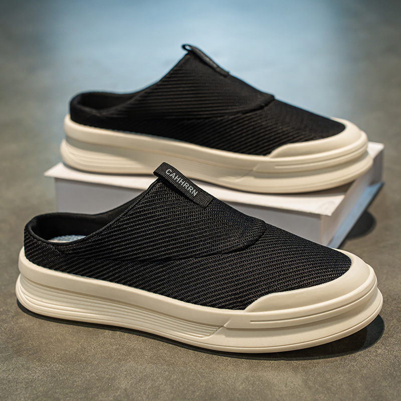 Primavera y verano nuevos clásicos versátiles zapatos casuales de moda de red para salir cómodos zapatos de calzado ligeros de un solo pie